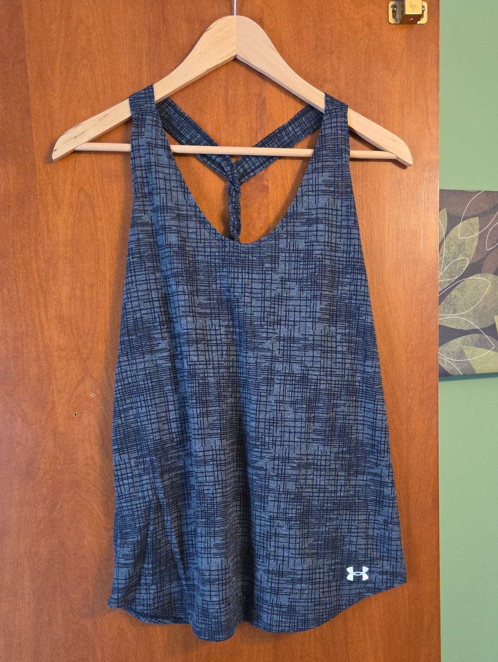 Under Armour Women's Grey and Black Tank Top